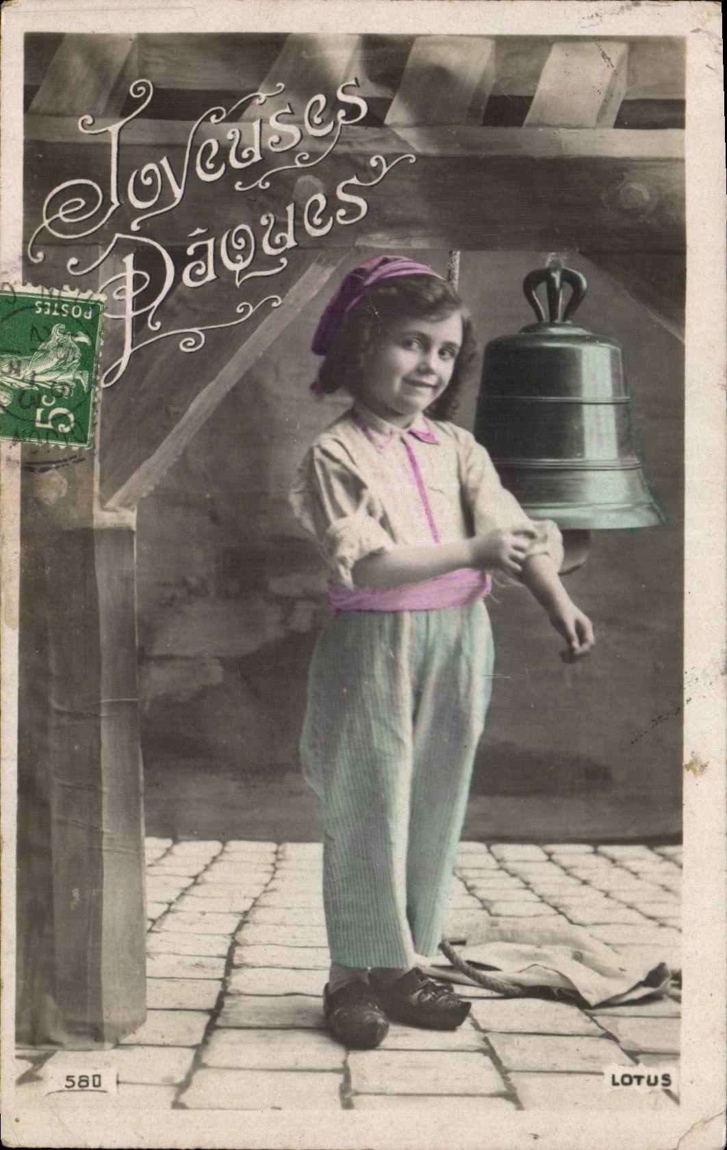 CPA Cloche Enfant 