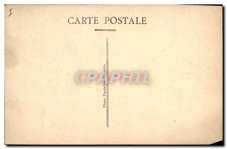 CPA Cloche Biarritz Golfe de Gascogne Cloche d'alarme  — Rückseite