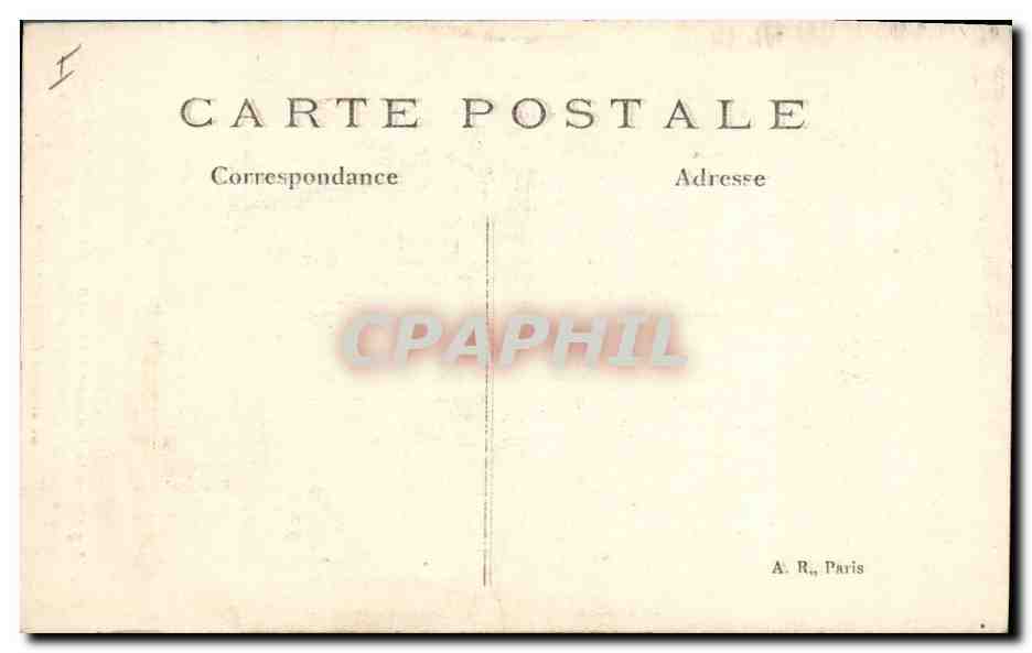 CPA Cloche La cathedrale de Reims apres le bombardement par les Allemands Militaria  — Verso