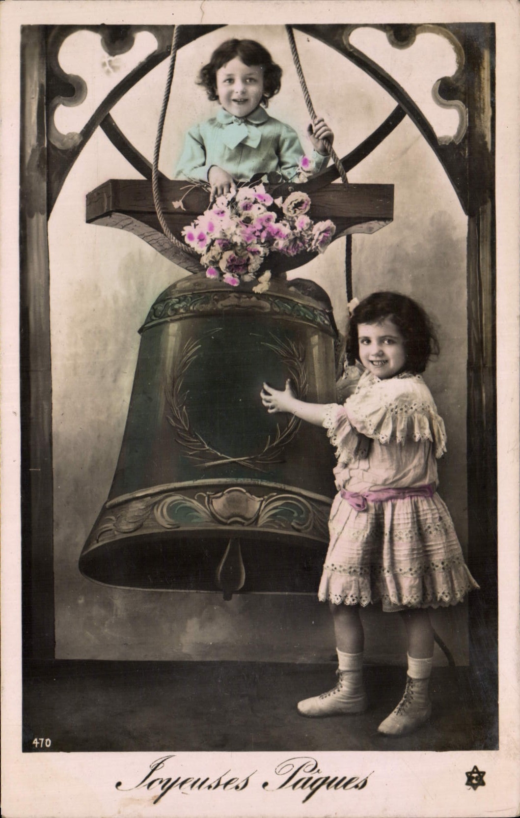 CPA Cloche Enfants 