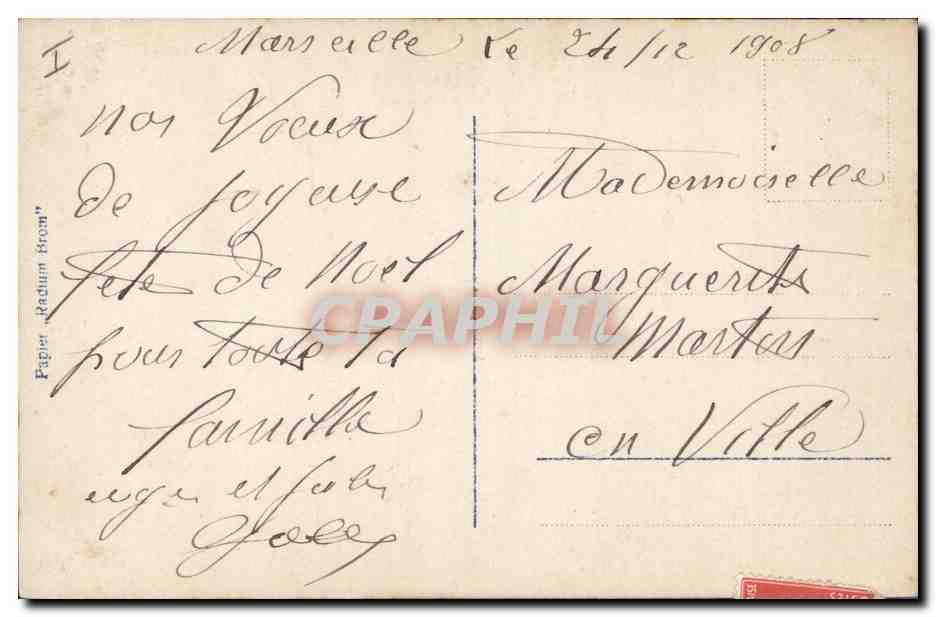 CPA Cloche Enfants  — Verso