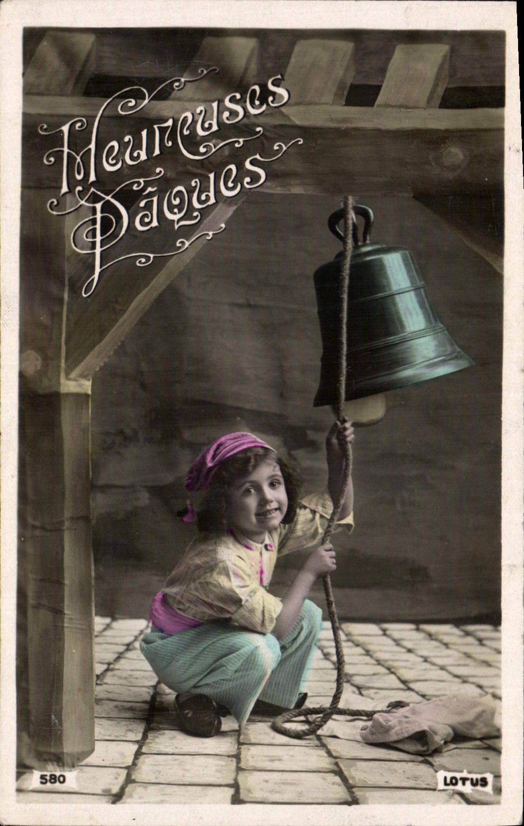 CPA Cloche Enfant 