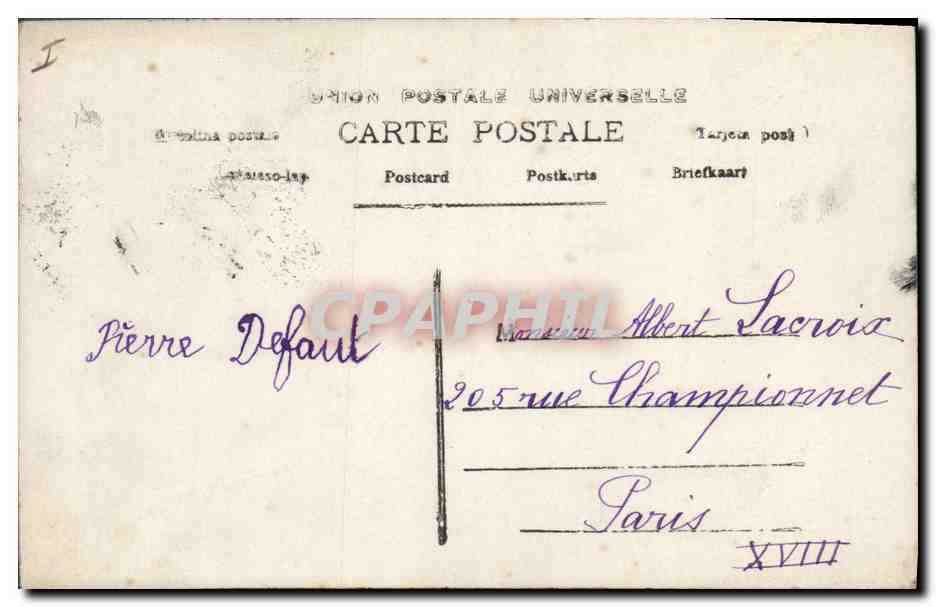 CPA Cloche Enfant  — Rückseite
