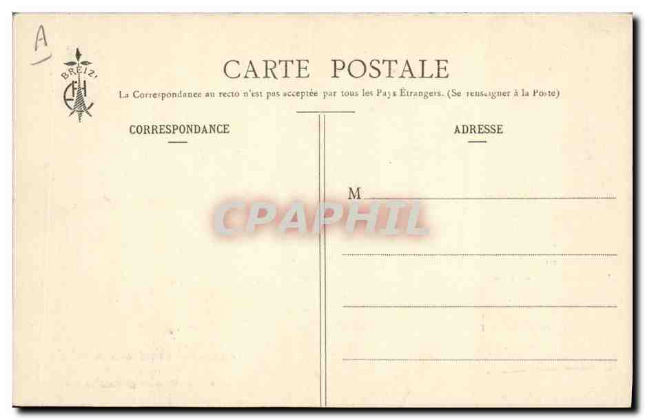CPA Folklore Les chansons de Botrel illustrees Les lunettes de grand mere  — Verso