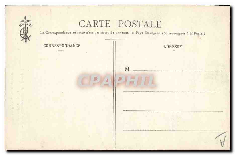 CPA Folklore Les chansons de Botrel illustrees Les lunettes de grand mere  — Verso