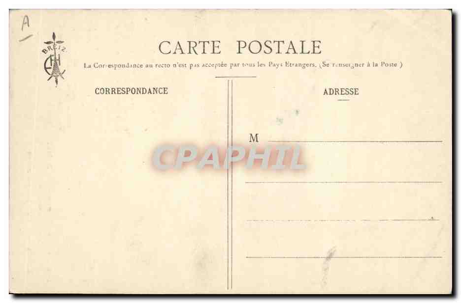 CPA Folklore Les chansons de Botrel illustrees Les lunettes de grand mere  — Verso
