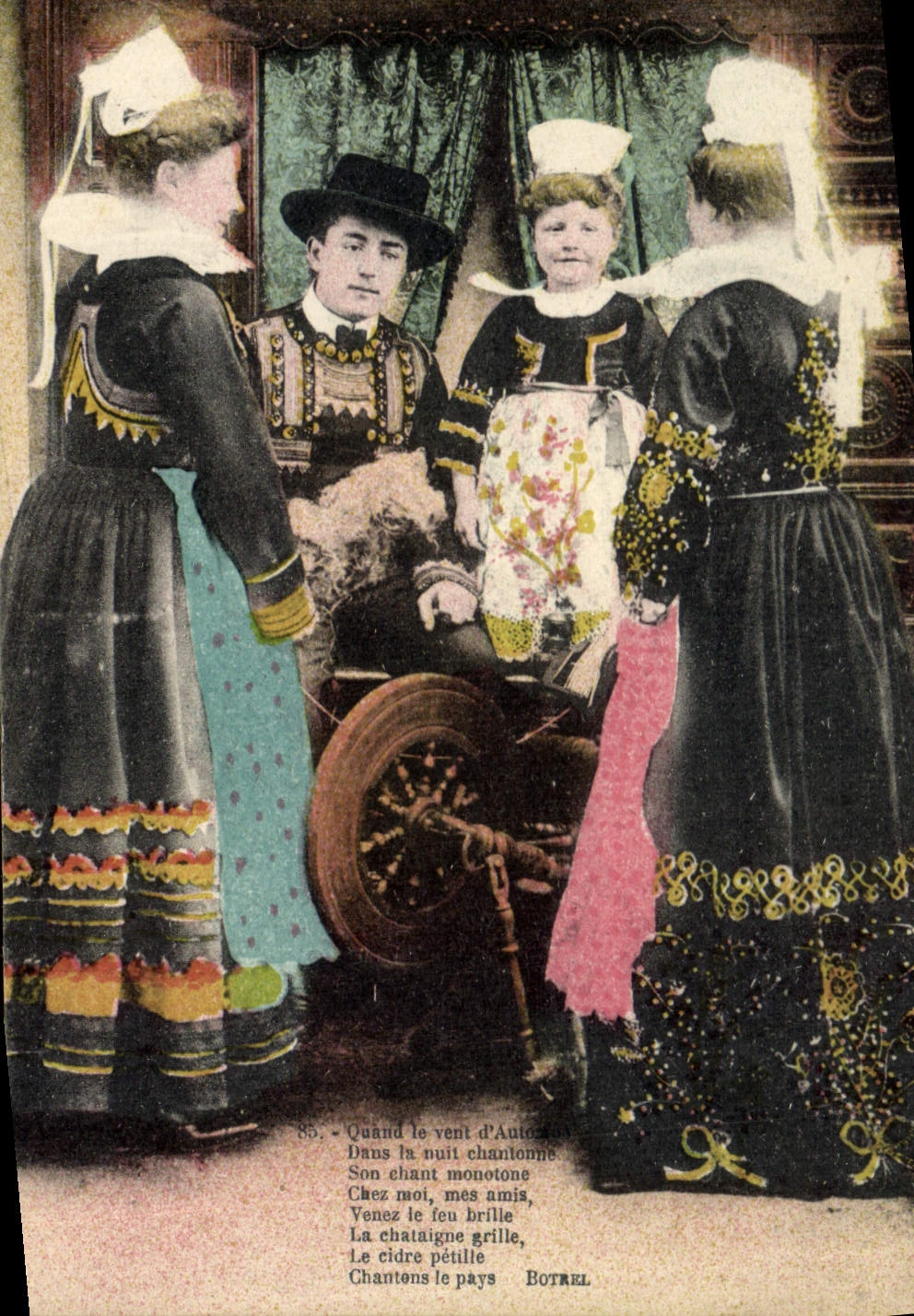 CPA Folklore Botrel 