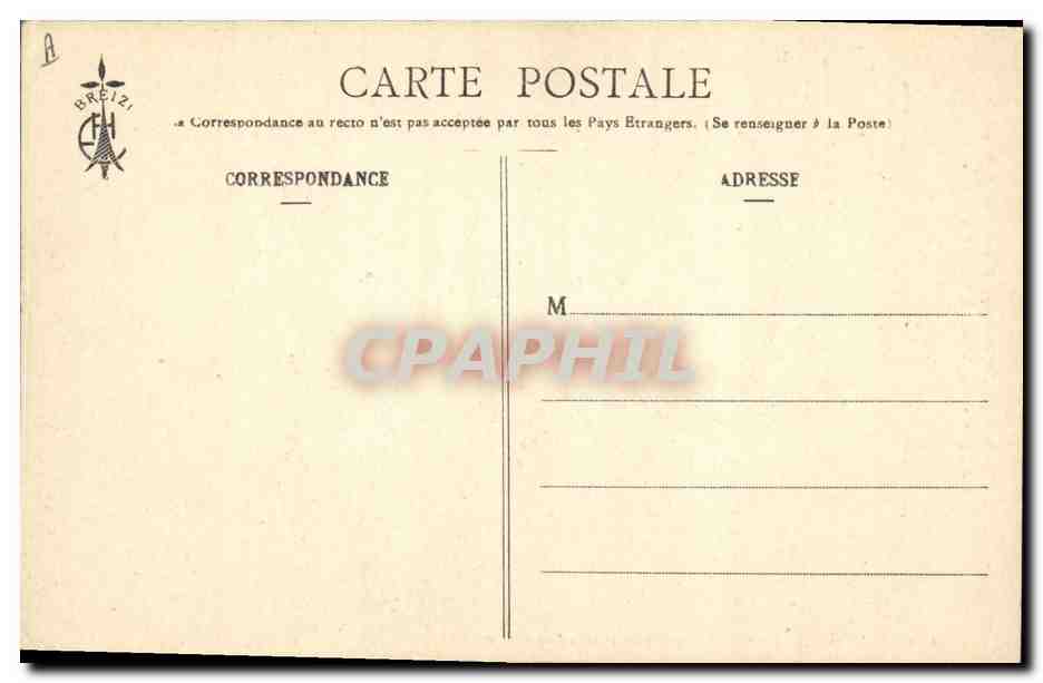 CPA Folklore Les chansons de Botrel illustrees Le voeu a Saint Yves  — Verso