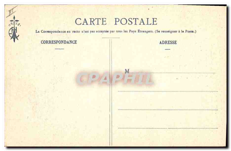 CPA Folklore Les chansons de Botrel illustrees La Fanchette  — Verso
