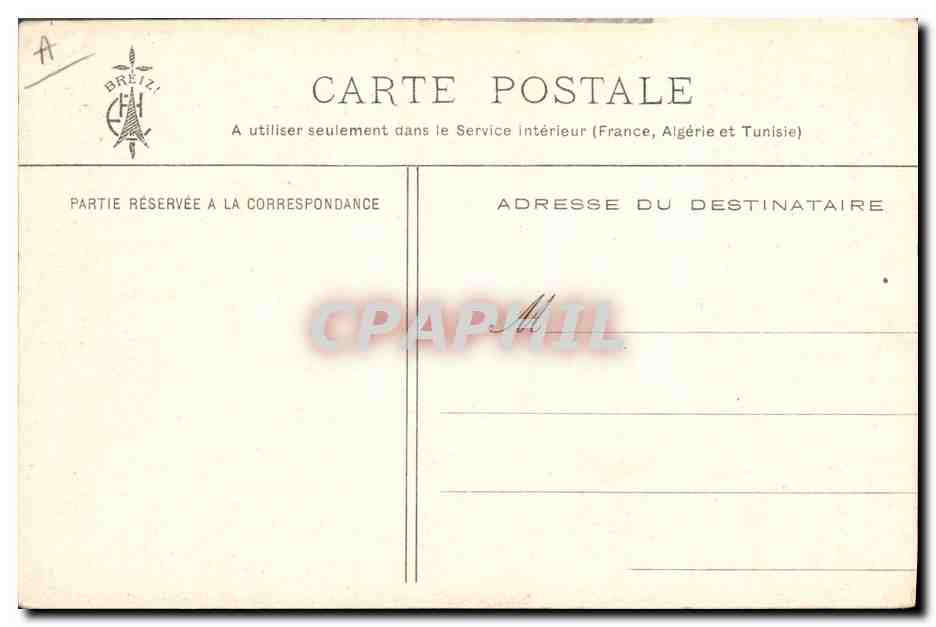 CPA Folklore Les chansons de Botrel illustrees Les sabots de Jesus  — Verso