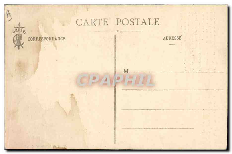 CPA Folklore Doric et lena Idylle bretonne en vers par Th Botrel  — Verso