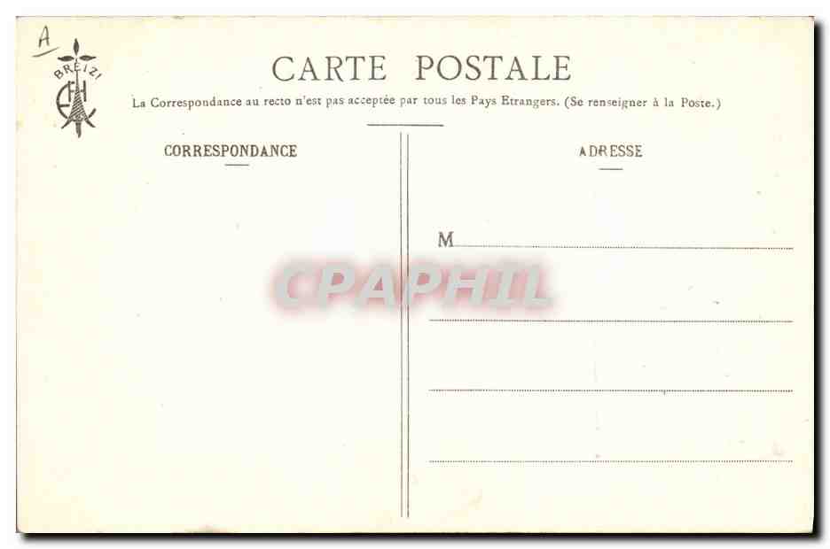 CPA Folklore Les chansons de Botrel illustrees Le bucheron  — Verso