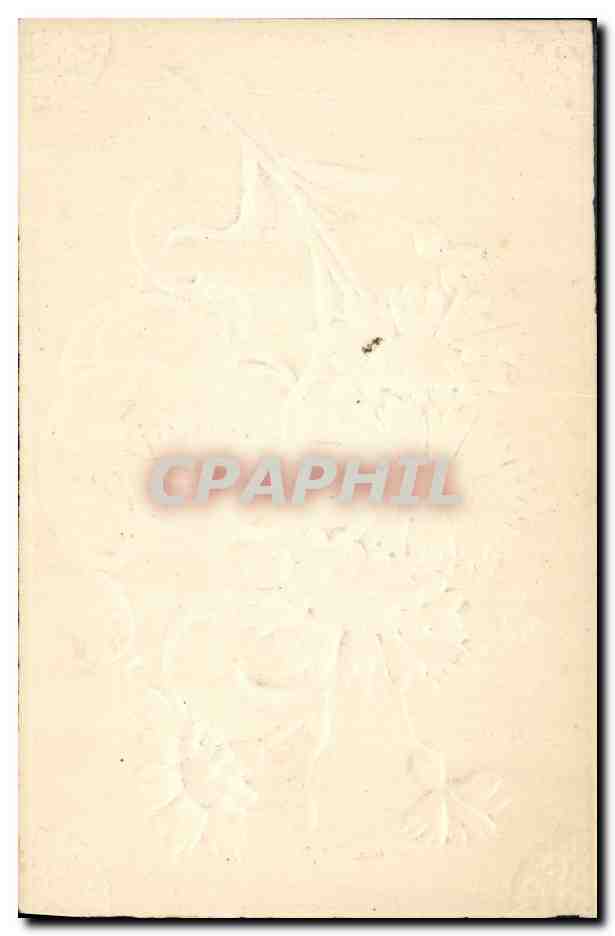 CPA Fantaisie Fleurs  — Verso