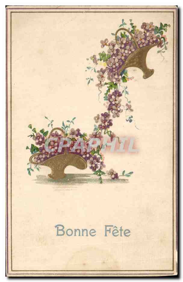 CPA Fantaisie Fleurs 