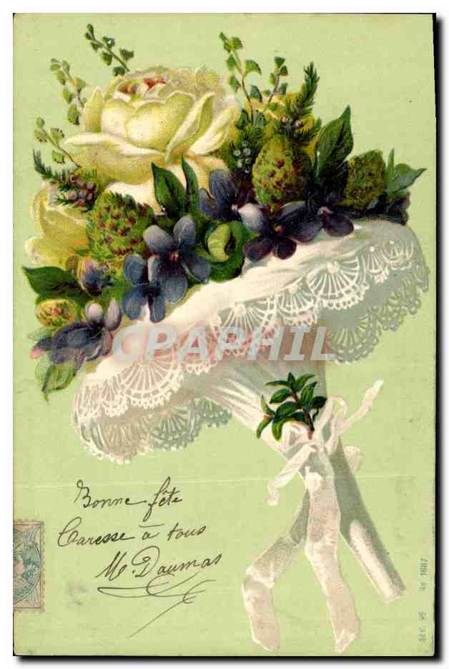 CPA Fantaisie Fleurs 