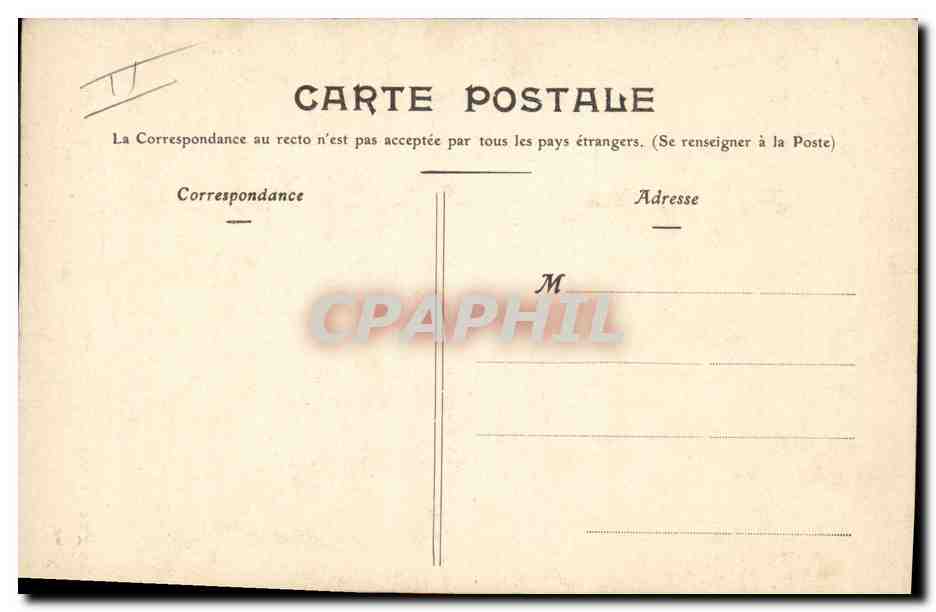 Le Protecteur des Amoureux — scène humoristique avec soldat et couple — éditeur non visible, n° de série 5 — Verso
