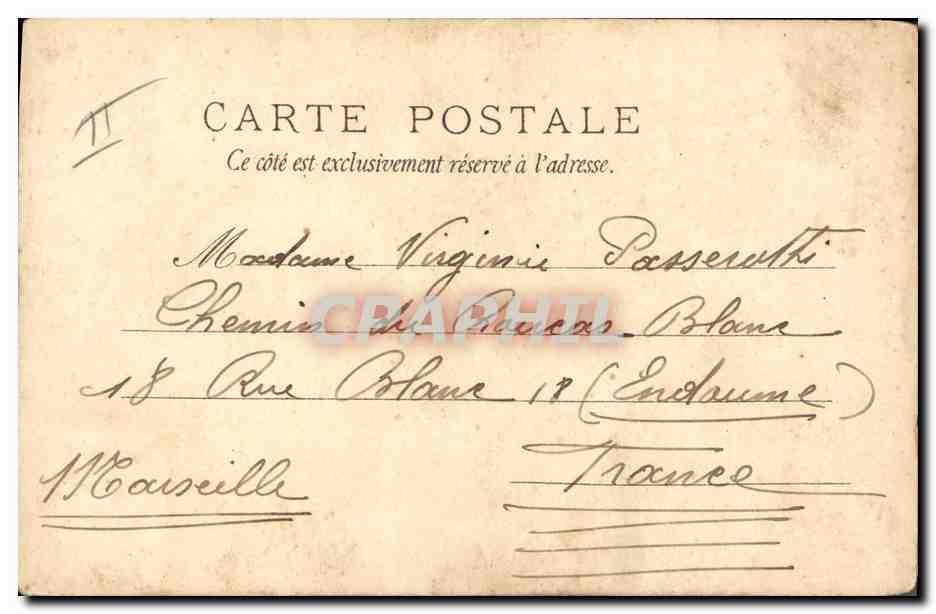 CPA Fantaisie Illustrateur Femme Timbres Indochine Hanoi Tonkin  — Rückseite