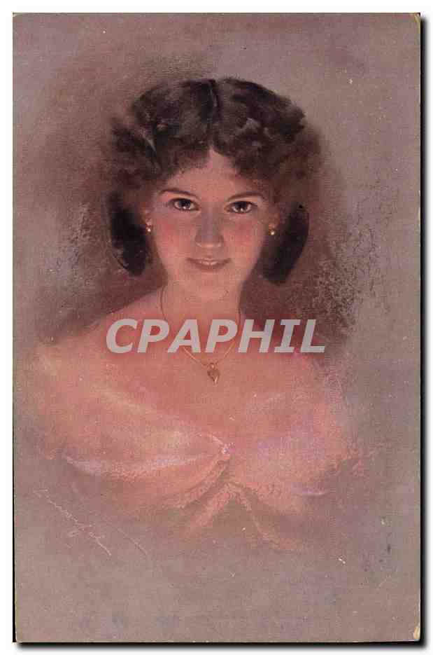 CPA Fantaisie Illustrateur Femme 