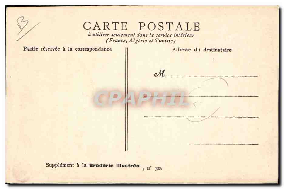 CPA Fantaisie Illustrateur Femme  — Rückseite