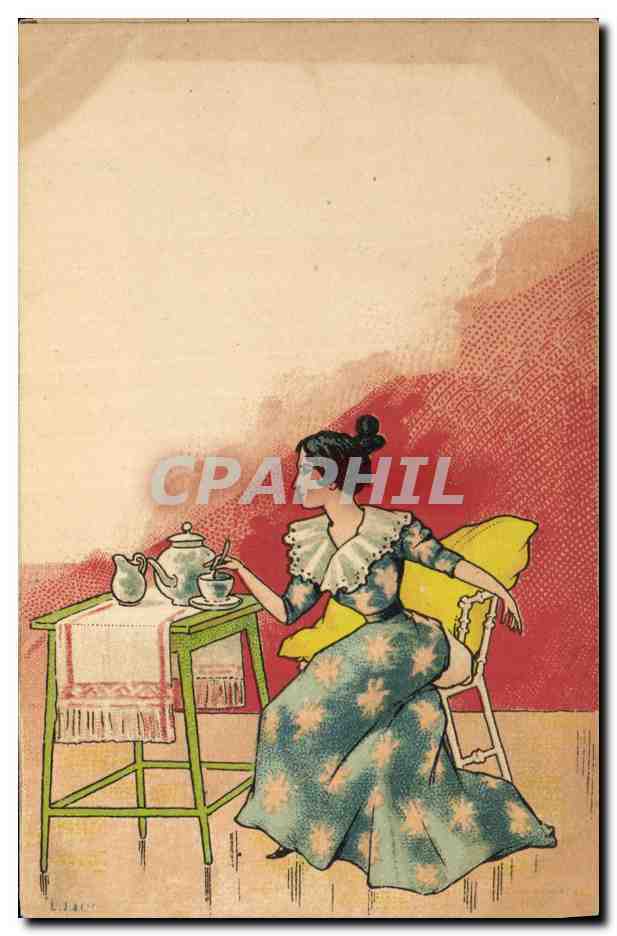 CPA Fantaisie Illustrateur Femme 