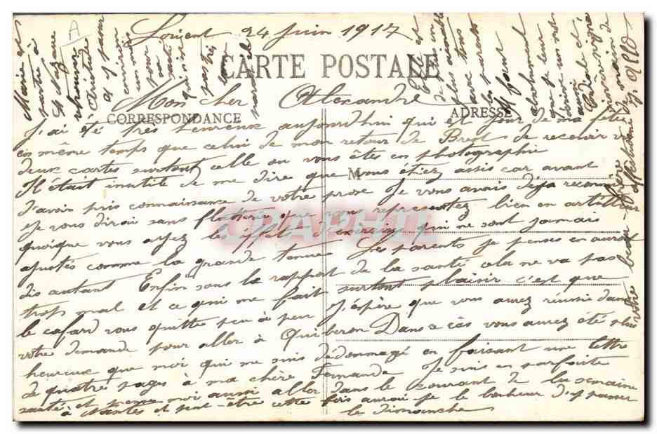 Brest - Le Champ de Bataille pendant la Musique — Éditeur non identifié, n° 24 — Verso