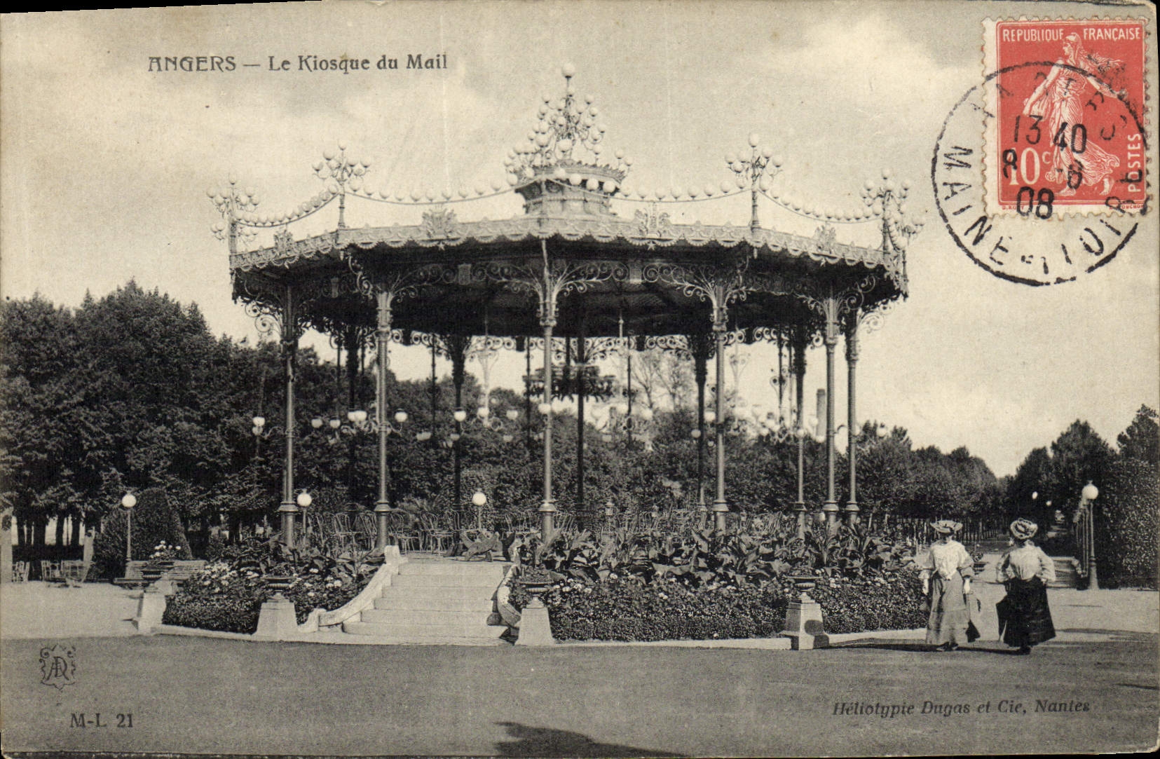CPA Kiosque du Mail Angers 