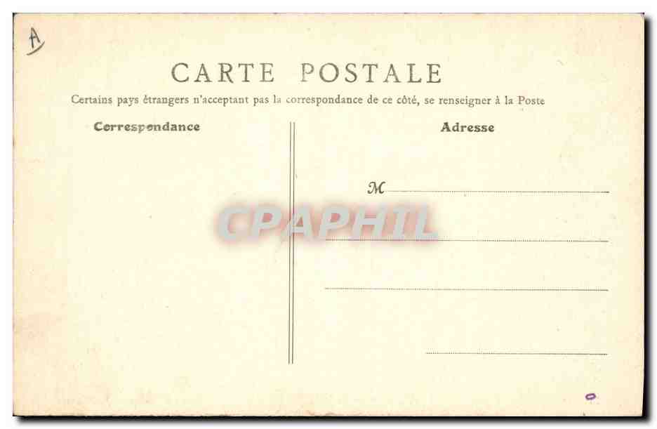 Angers — La Musique au Mail — F. Duvivier, Édit. Angers — Verso