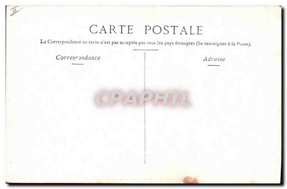CPA Kiosque Jardin du Mail Angers  — Verso