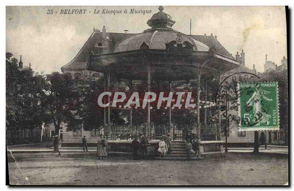 CPA Kiosque a musique Belfort 