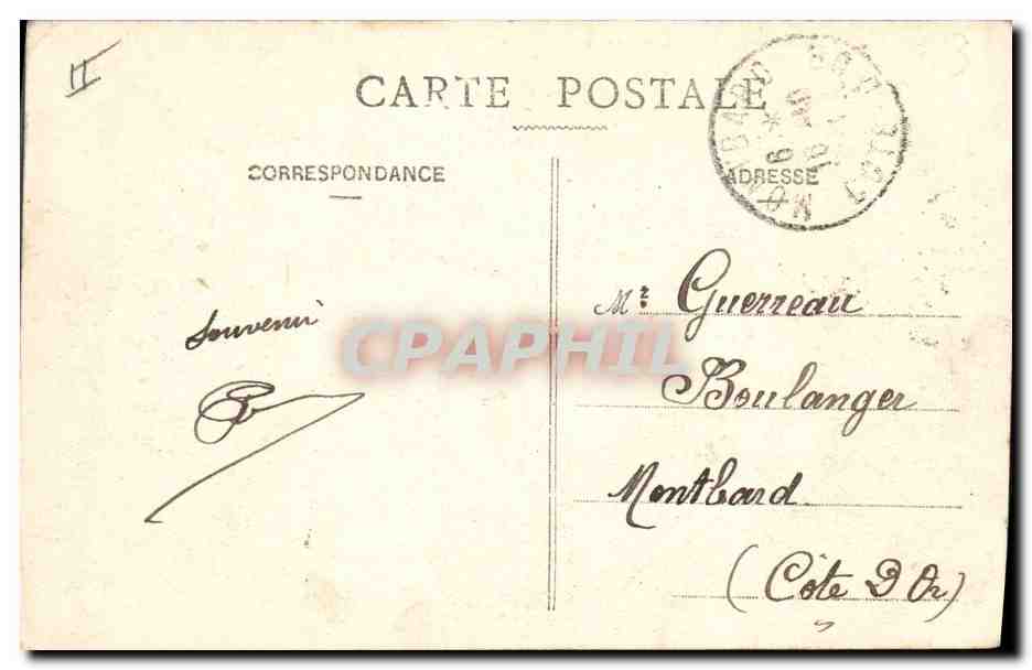 CPA Kiosque a musique Belfort  — Rückseite
