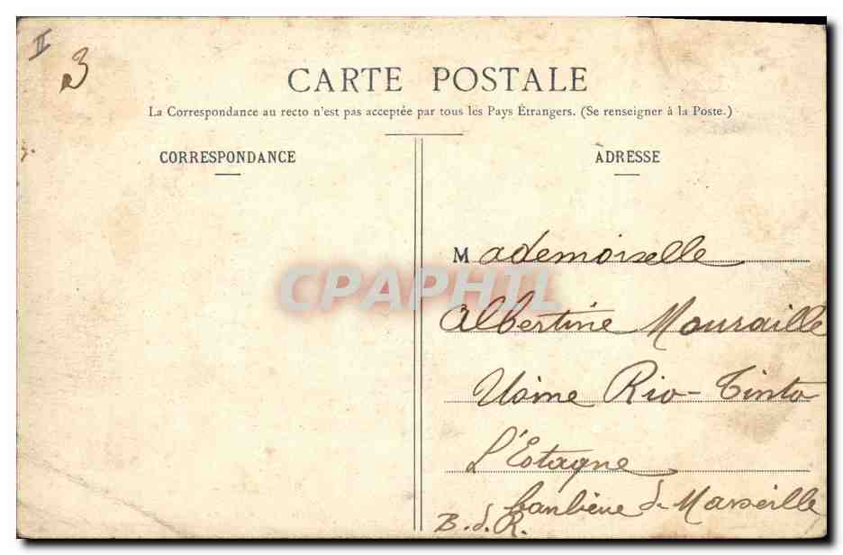 CPA Kiosque de la musique Contrexeville  — Verso