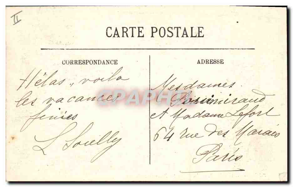 CPA Kiosque Boulogne sur Mer La digue Ste Beuve et le casino  — Verso