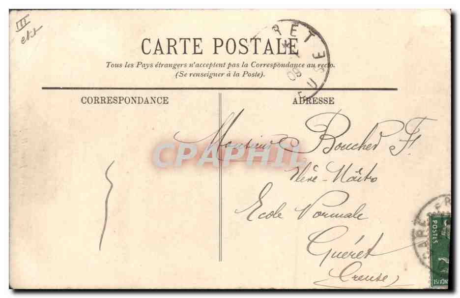 CPA Beauvais La place Jeanne Hachette un jour de musique Kiosque — Verso