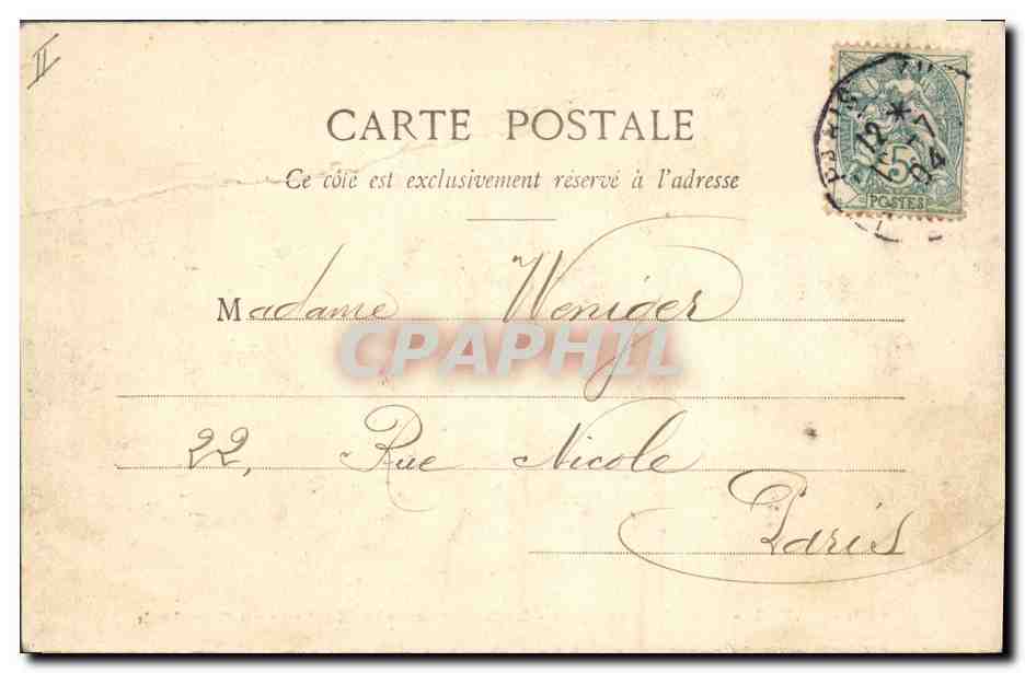 CPA Kiosque Paris Bois de Boulogne Le kiosque de la musique au Ranelagh  — Rückseite