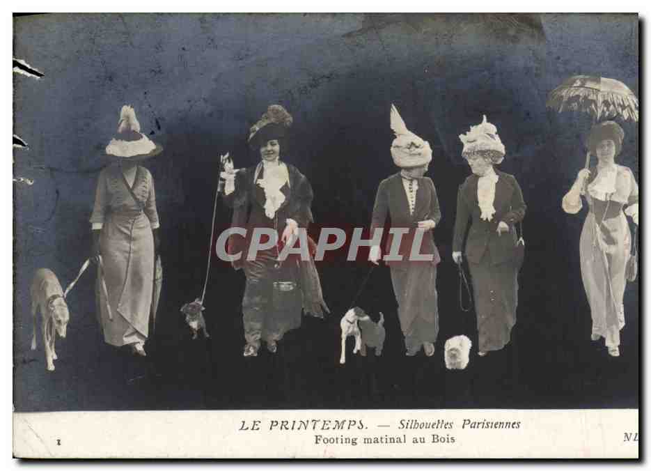 Silhouettes Parisiennes — Footing matinal au Bois — LE PRINTEMPS