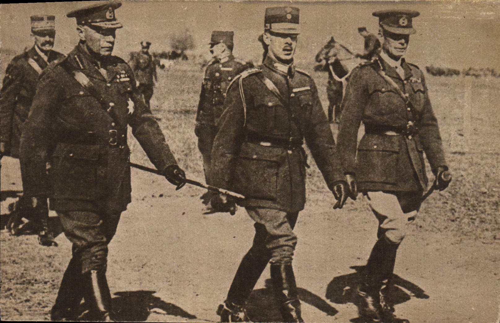 Besuch des Königs von Griechenland in Mazedonien — C. Malecuit, phot.-edit., Paris
