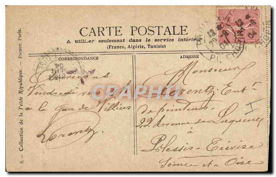 CPA Militaria General  — Rückseite