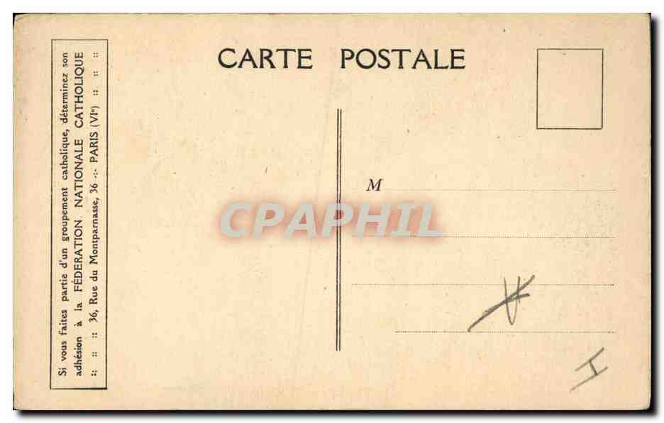 CPA Militaria General  — Rückseite