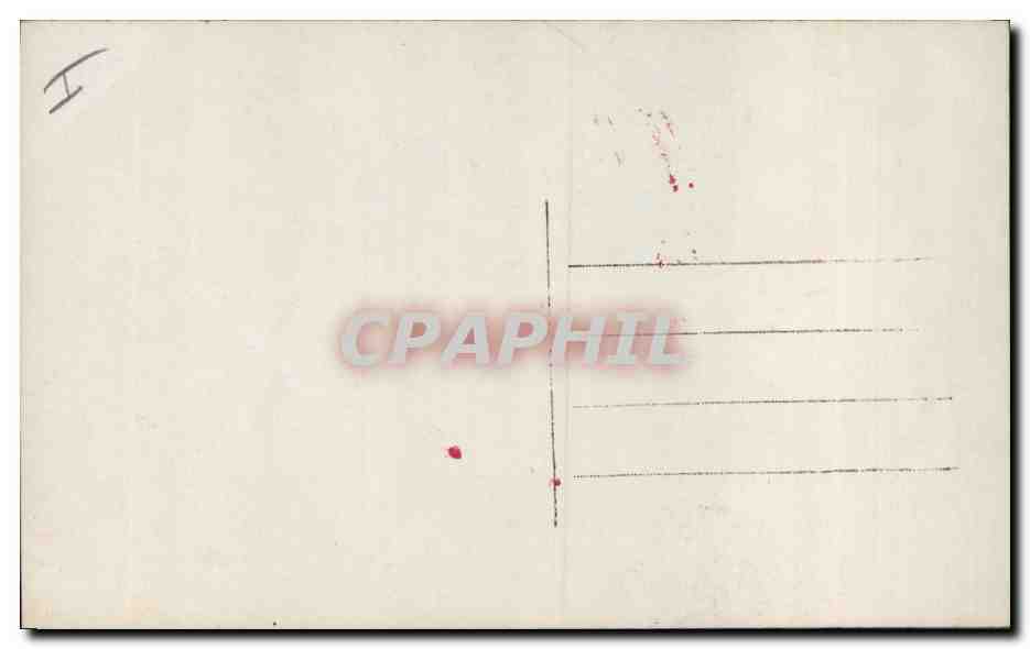 CPA Militaria General de Castelnau  — Verso