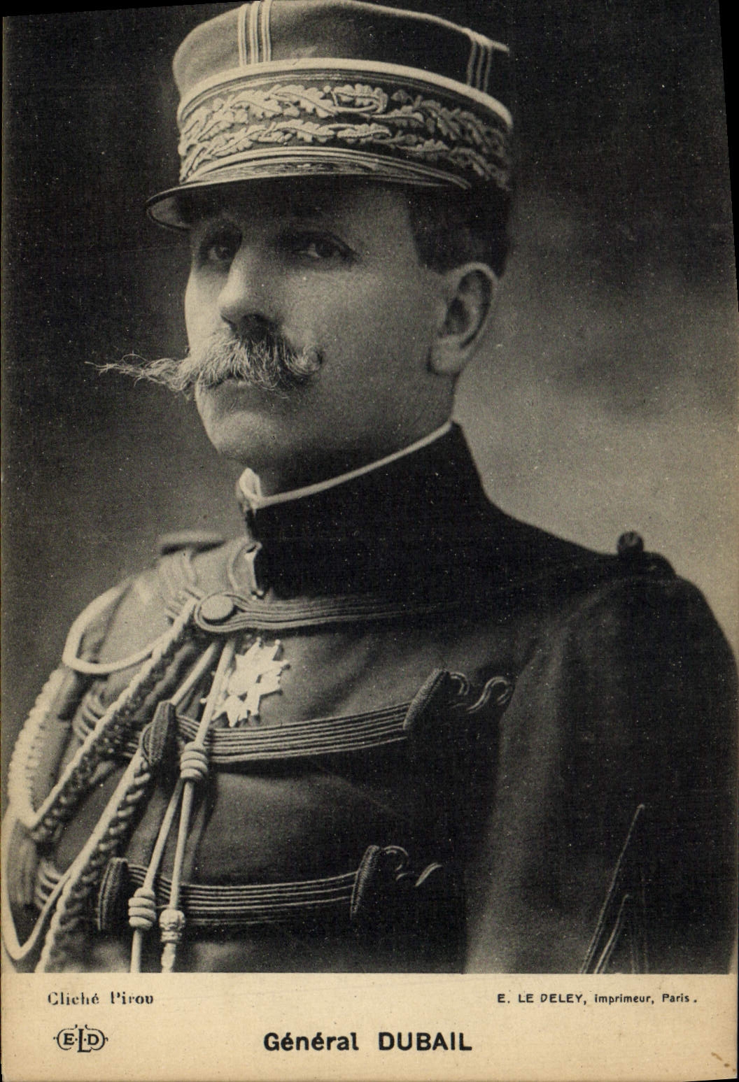 General Dubail — Militärporträt — E. LE DELEY, Drucker, Paris