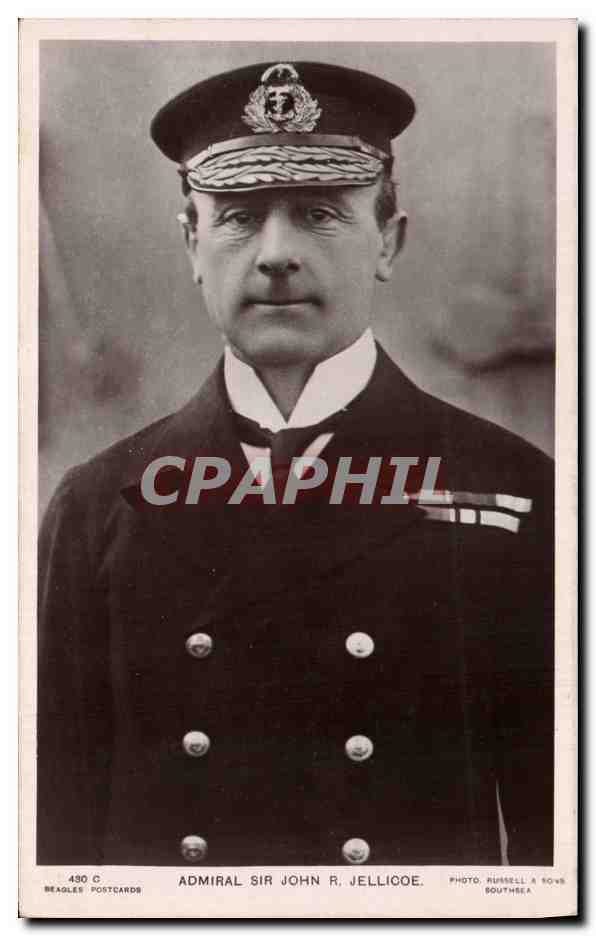 Admiral Sir John R. Jellicoe — Photographie militaire — Beagles Postcards n°490 C