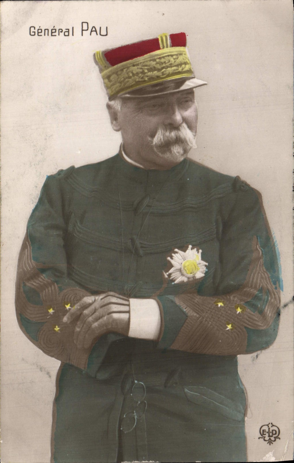 Général Pau — portrait militaire — E-F-D