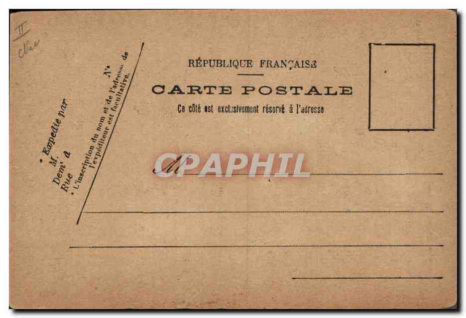 CPA Militaria General Oudri Decharme De Lacroix Blancq  — Rückseite