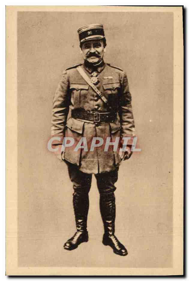 CPA Militaria Le Lieutenant colonel Raynal Defenseur du Fort de Vaux 
