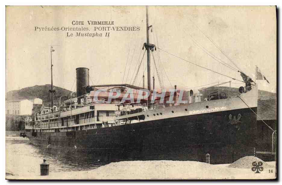De Mustapha II — Port-Vendres, Pyreneeën-Oost — Uitgever impr. illustré, n°14