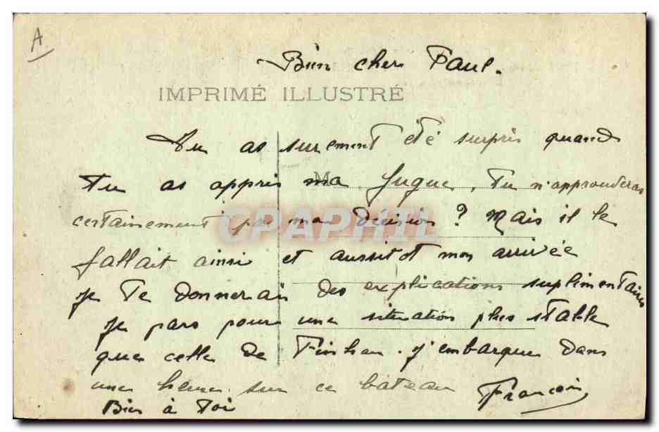 De Mustapha II — Port-Vendres, Pyreneeën-Oost — Uitgever impr. illustré, n°14 — Achterkant