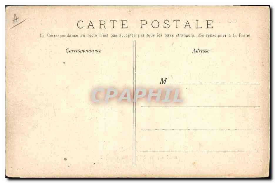 CPA Bateau Compagnie de Navigation mixte Cie Touache Paquebot Manouba — Achterkant