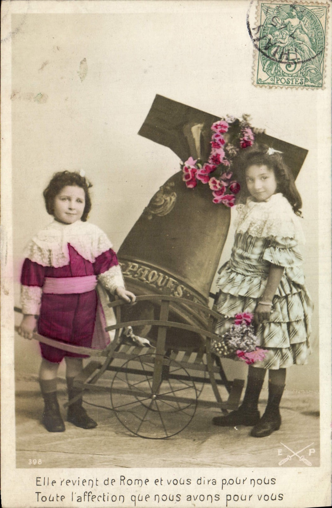 CPA Cloche Enfants 