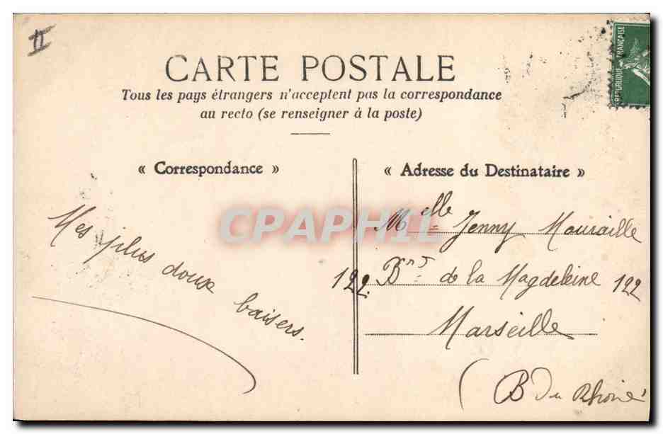 CPA Cloche Enfant  — Verso