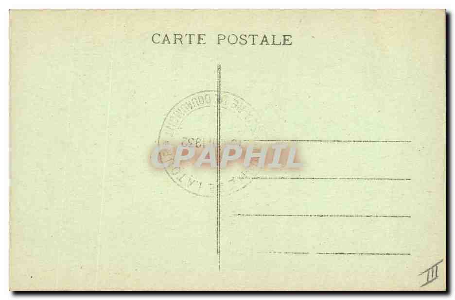 Le "BOURDON" des 400.000 Morts de VERDUN — Tour de l'Ossuaire de DOUAUMONT — Mgr GINISTY — n° III — Verso